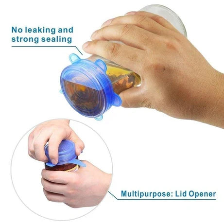 Silicone Food Lids – Reusable, Pack of 12