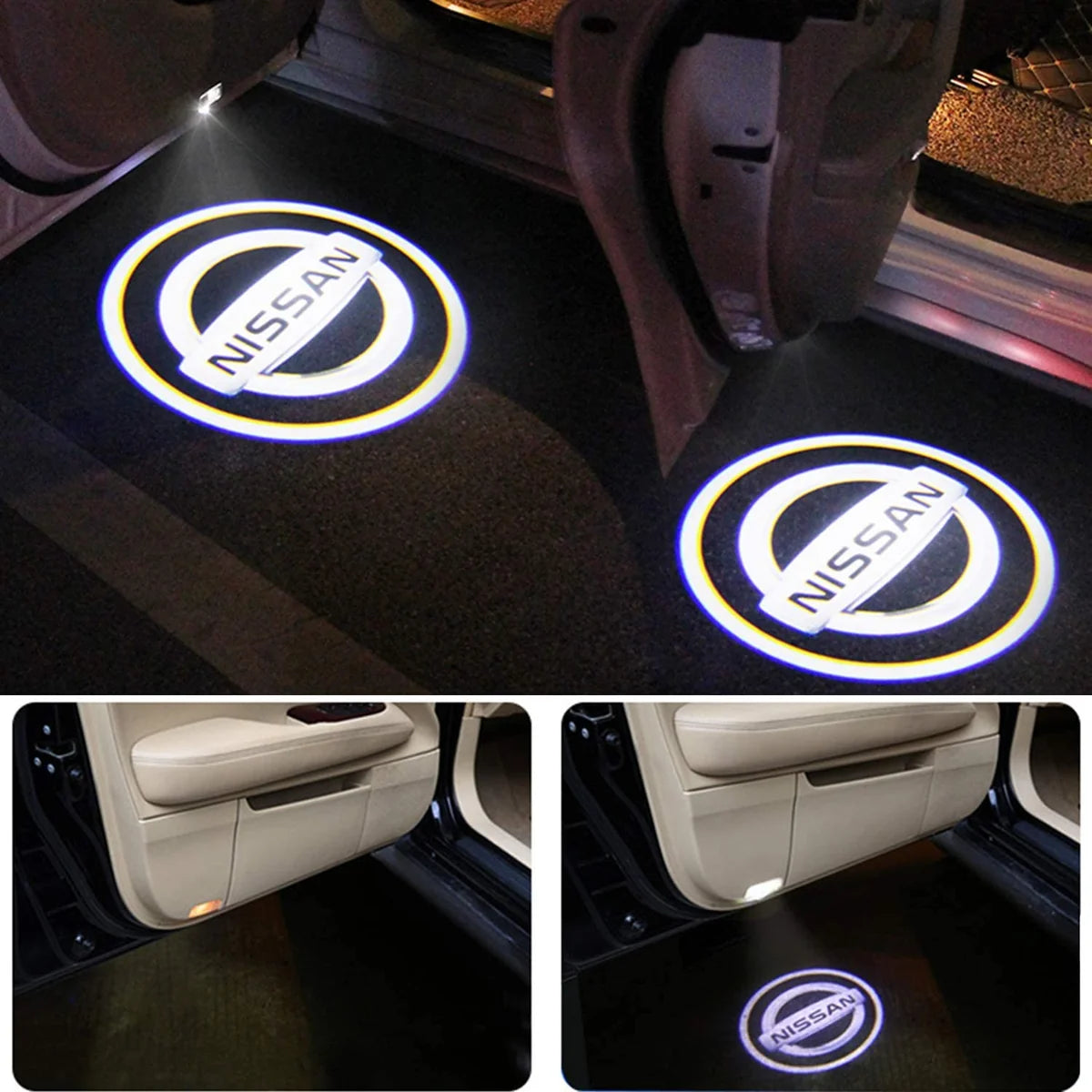 Car Door Projector Lamp ( Pack Of 2)