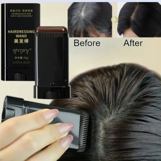 Hair Color Touch-Up Stick – Instant Gray Root Concealer for Women & Men (20g)