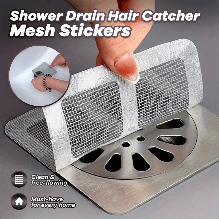 Self-Adhesive Floor Drain Stickers – Pack of 18