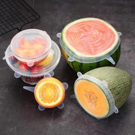 Silicone Food Lids – Reusable, Pack of 12