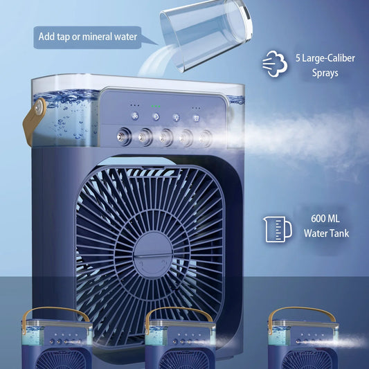 AIR CONDITIONER WATER FAN USB DESK WITH 3 SPRAYS