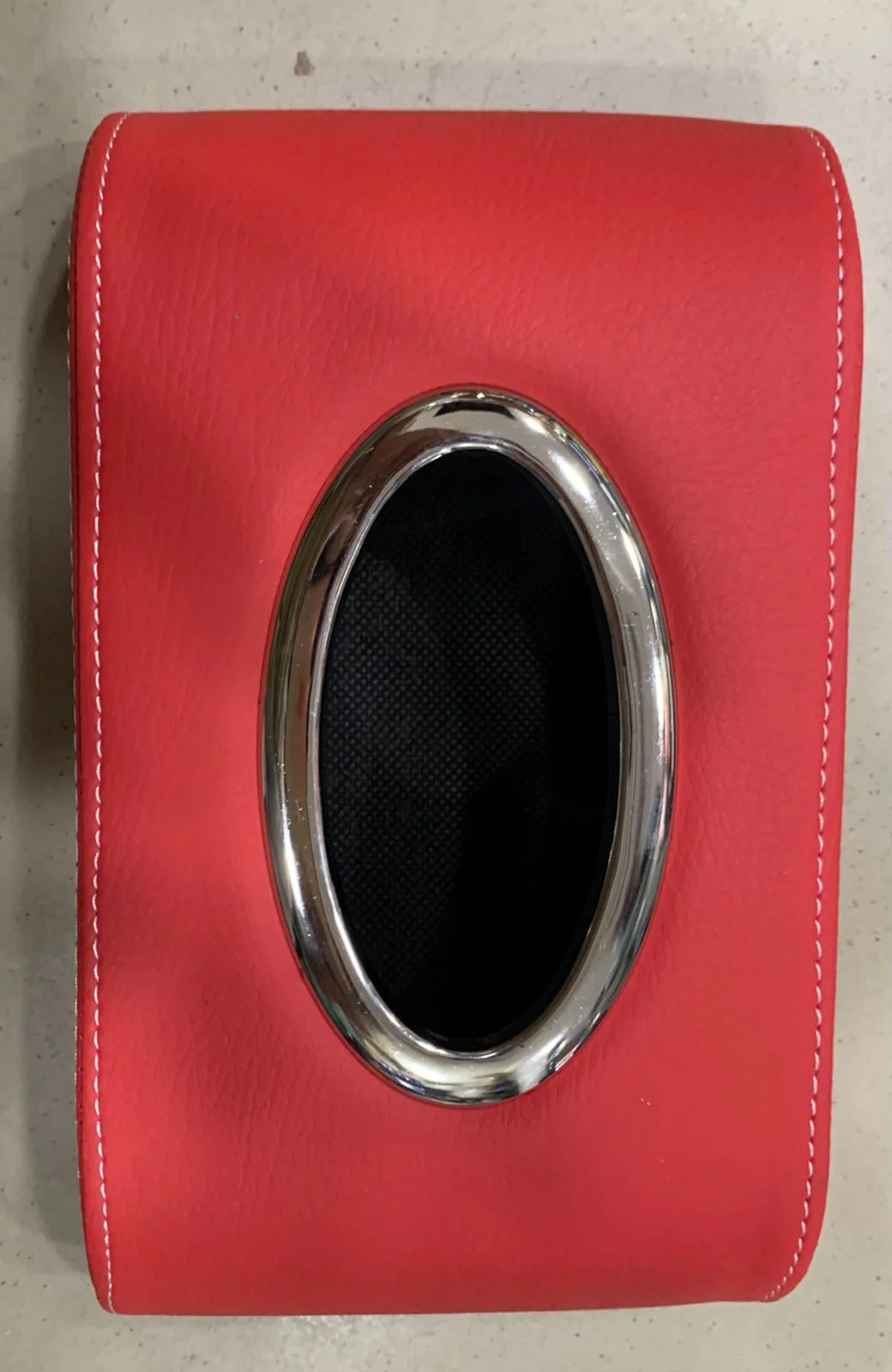 Car Tissue Holder Case Box 5CM Black Beige