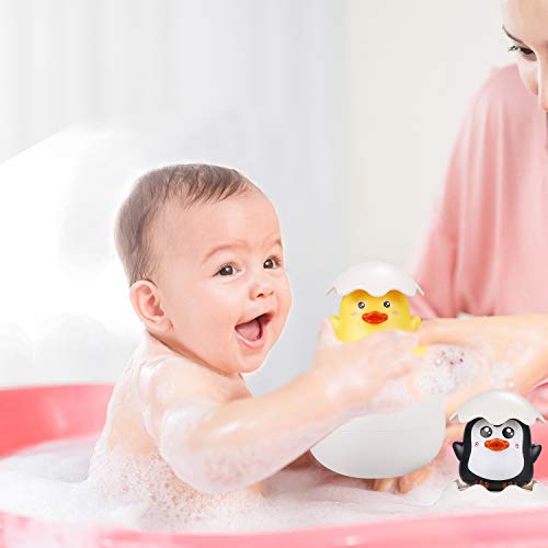 Cute Water Spray Duck Eggs Bath Toy Magic Hatching Growing Duck