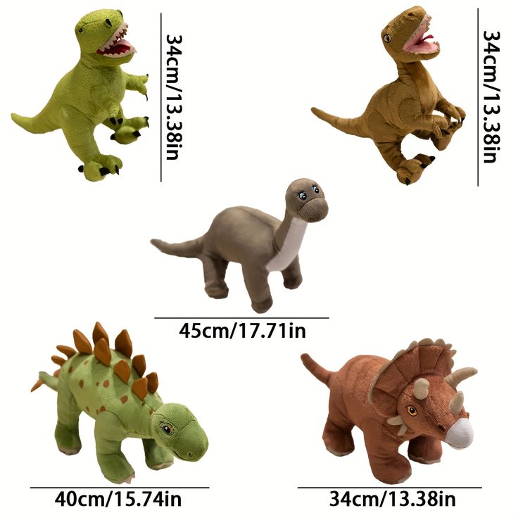 6 Piece Jumbo Dinosaur Toys,Large Soft Dinosaur Toys for Lovers
