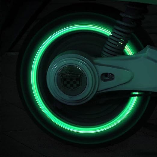 Car & Bike Glow Radium Tire Air Valve Caps for Cars & Motorcycles