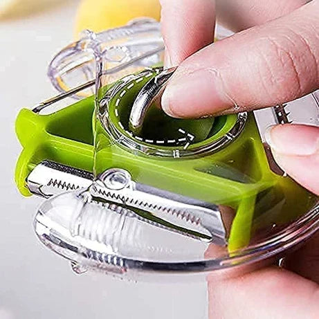 Pack of 3 Stainless Steel 3-in-1 Vegetable & Fruit Peelers