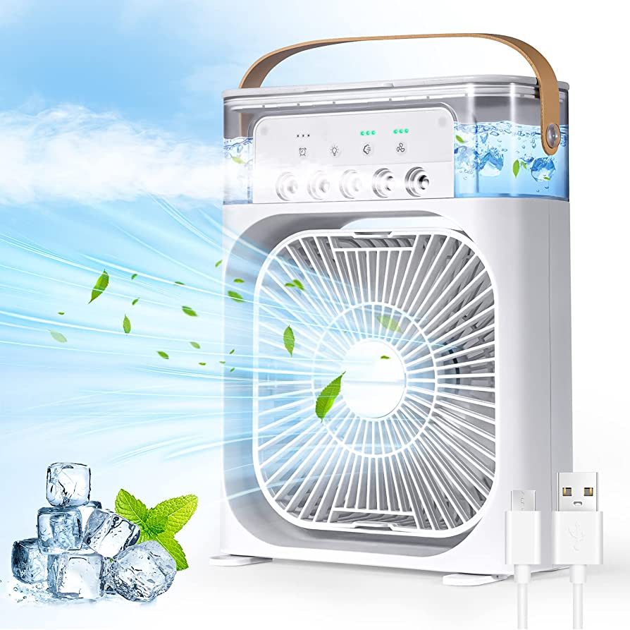 AIR CONDITIONER WATER FAN USB DESK WITH 3 SPRAYS