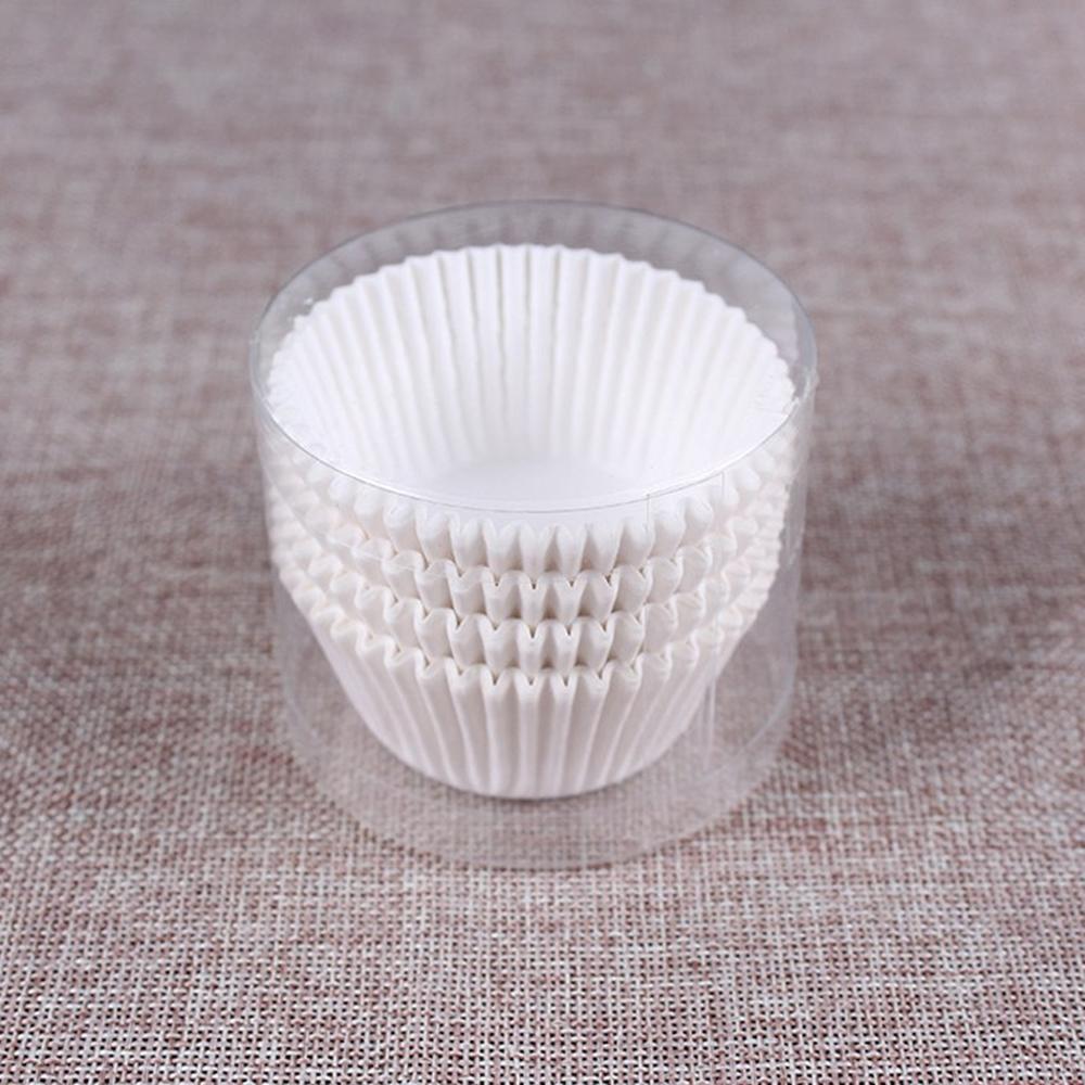 6 Pcs Paper Cupcake Liner - White