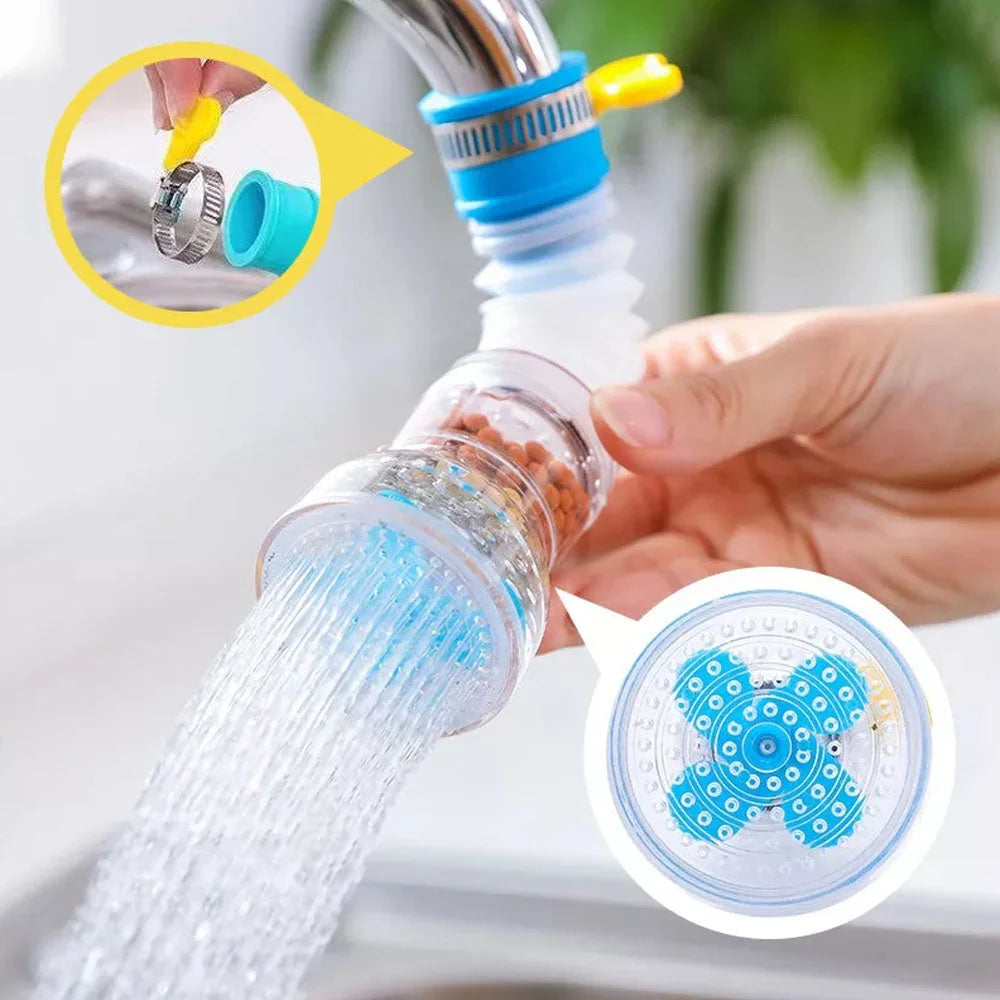 Buy 1 Get 1 Free Offer Imported Fan Faucet With Clip 360 Adjustable Flexible Kitchen Faucet Tap Water Filter
