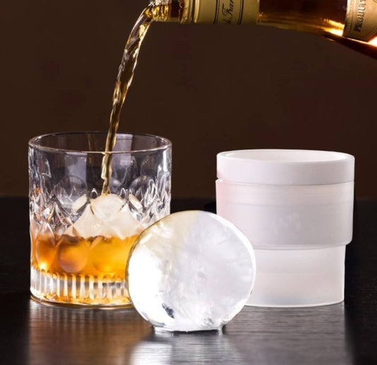 Silicone Ice Ball Mold – Giant Ice Sphere Maker for Juices, Soft Drinks & Beverages ⭐