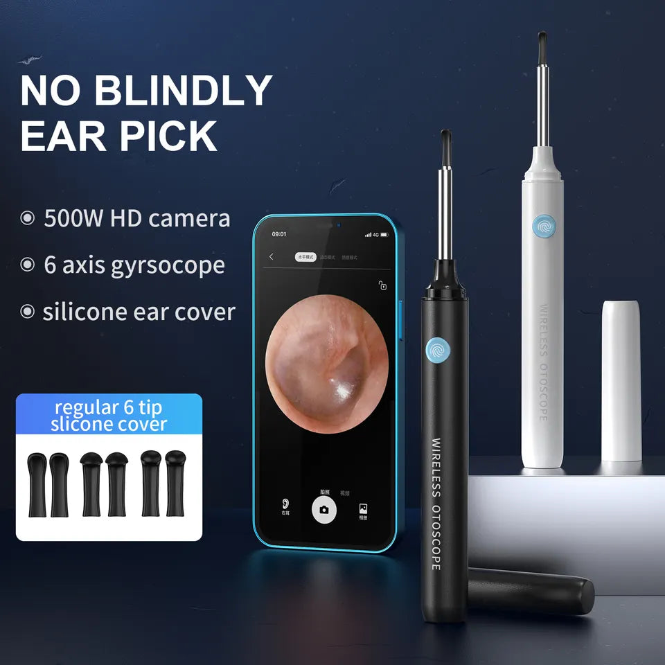 FindB Pro 5MP Home Use Baby Wireless Ear Cleaner with Camera