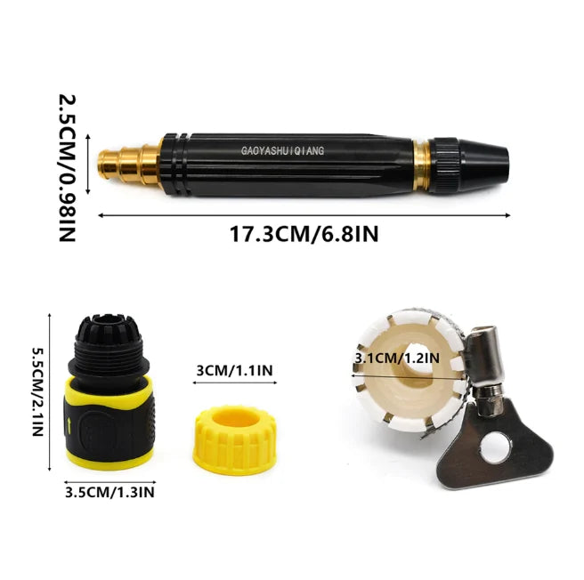 Portable Water Sprayer Nozzle Adjustable High Pressure Car Washing Garden Hose Buy 1 Get 1 Free