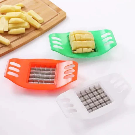 Pack of 3 Stainless Steel French Fry & Vegetable Grid Cutters