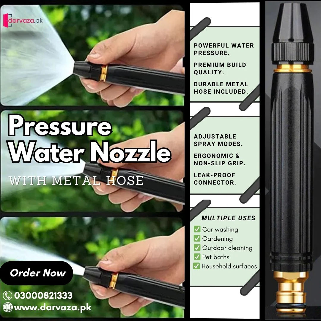 High-Pressure Water Nozzle – Buy 1 Get 1 Free