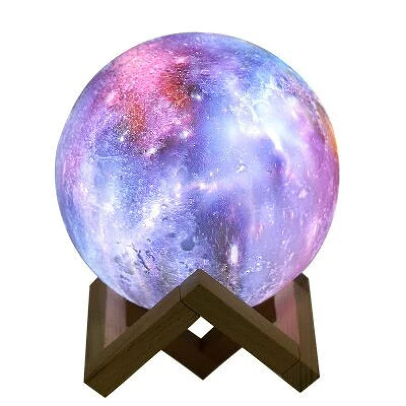 Earth Lamp 3D Print Star Moon Lamp