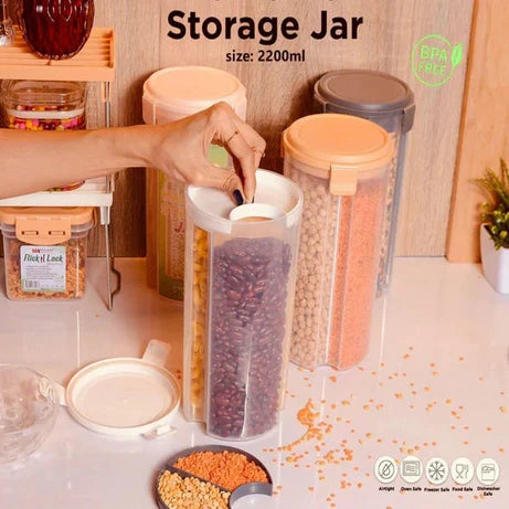 3-in-1 Marshal 2200ML Food Storage Jar Organizer