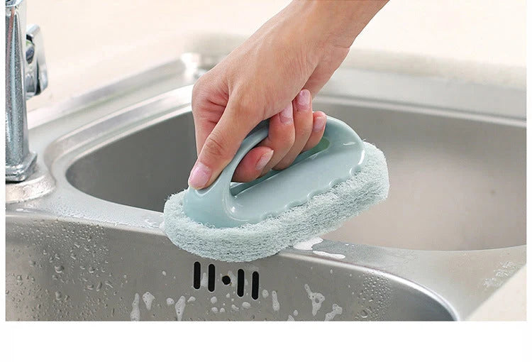 Dishwashing Sponge Wipe Scouring Pads Kitchen Cleaning Cloth Magic Pan Pot Brush